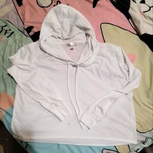 Cropped hoodie